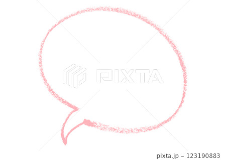Separate pink speech bubbles on transparent background Separate pink speech bubbles on transparent background 123190883