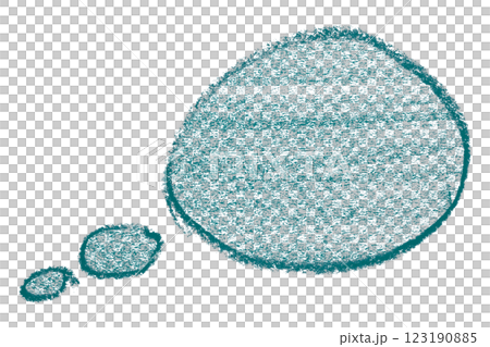 Separate green speech bubble on transparent background Separate green speech bubble on transparent background 123190885