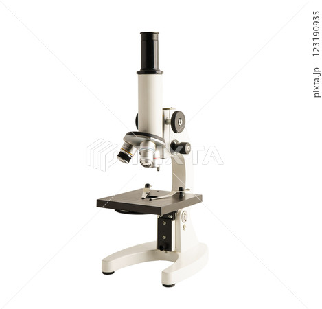Microscope isolated on white background. Microscope isolated on white background. 123190935