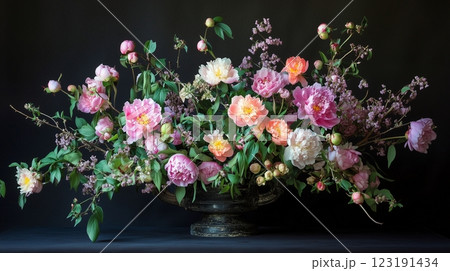 芍薬のフラワーアレンジメントのイメージ 芍薬のフラワーアレンジメントのイメージ 123191434