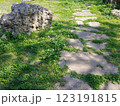 沖縄　那覇市松山公園11　飛び石 123191815