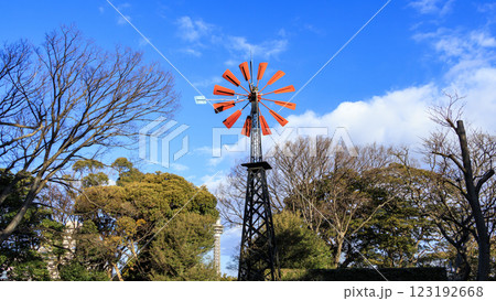 港の見える丘公園の冬 123192668