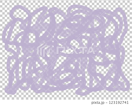 一片混亂的紫色線條：混亂，憤怒，困惑 123192741