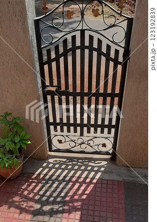 Small, Iron Entry Gate Small, Iron Entry Gate 123192839