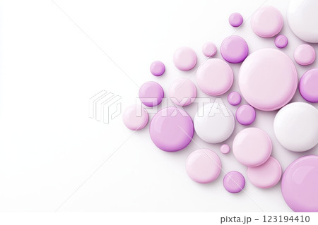 Vibrant circles of pink and purple creating a playful design Vibrant circles of pink and purple creating a playful design 123194410
