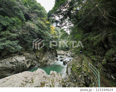 長門峡と阿武川 123194624