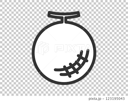 Melon_Black line 123195043