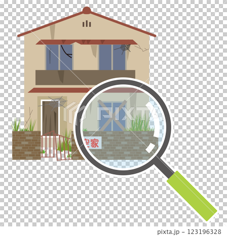 Vacant house, real estate appraisal, used property 123196328