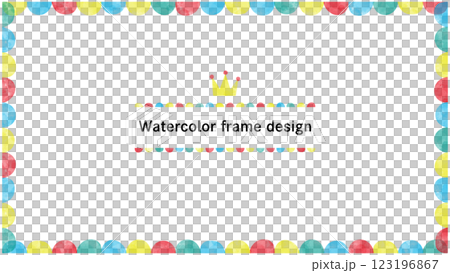 水彩裝飾可用作活動和網頁設計的背景和框架。水彩框架。 水彩裝飾可用作活動和網頁設計的背景和框架。水彩框架。 123196867