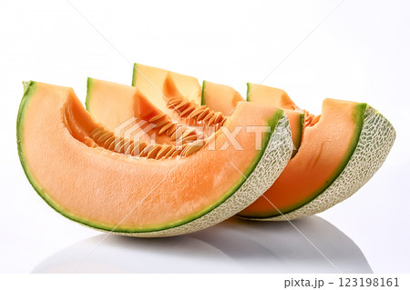 マスクメロンのイメージ素材 マスクメロンのイメージ素材 123198161
