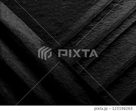 和紙のテクスチャのイメージ素材　黒色 123198263