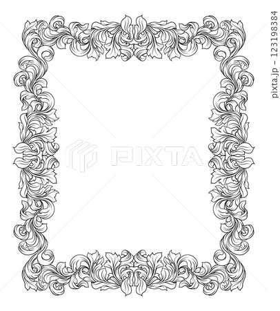 Crest Coat Coat of Arms Border Heraldic Frame 123198384