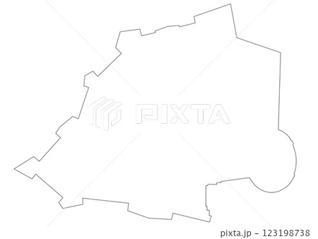 白地図　バチカン 123198738