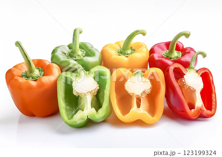 ピーマンのイメージ素材 ピーマンのイメージ素材 123199324