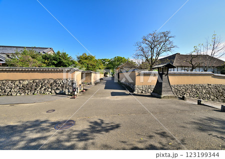 豊後 杵築城 模擬天守と武家屋敷 123199344