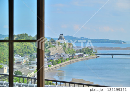 豊後 杵築城 模擬天守と武家屋敷 123199351