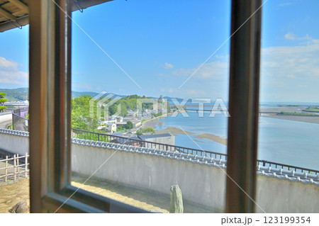 豊後 杵築城 模擬天守と武家屋敷 123199354