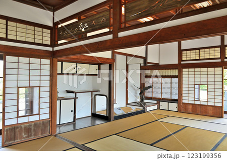 豊後 杵築城 模擬天守と武家屋敷 豊後 杵築城 模擬天守と武家屋敷 123199356