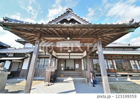 豊後 杵築城 模擬天守と武家屋敷 123199359