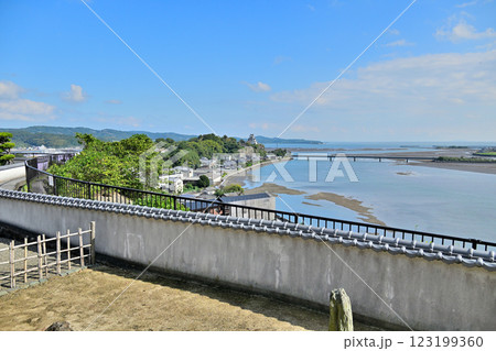 豊後 杵築城 模擬天守と武家屋敷 豊後 杵築城 模擬天守と武家屋敷 123199360