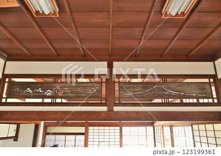 豊後 杵築城 模擬天守と武家屋敷 123199361