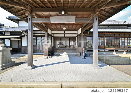 豊後 杵築城 模擬天守と武家屋敷 123199387