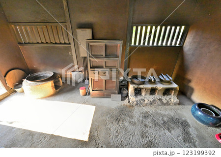 豊後 杵築城 模擬天守と武家屋敷 123199392