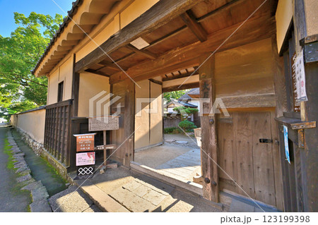 豊後 杵築城 模擬天守と武家屋敷 123199398