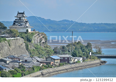 豊後 杵築城 模擬天守と武家屋敷 123199412