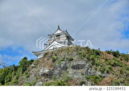 豊後 杵築城 模擬天守と武家屋敷 123199431