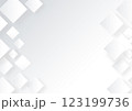 ビジネス向け幾何学的な白い四角形の背景イラスト素材 123199736