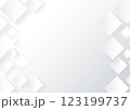 ビジネス向け幾何学的な白い四角形の背景イラスト素材 123199737