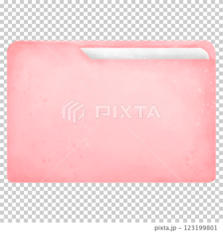 Folder icon cartoon watercolor Folder icon cartoon watercolor 123199801
