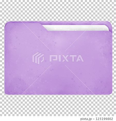Folder icon cartoon watercolor  123199802