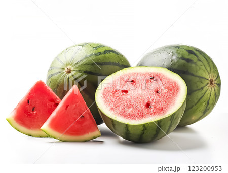 カットしたスイカのイメージ素材 カットしたスイカのイメージ素材 123200953
