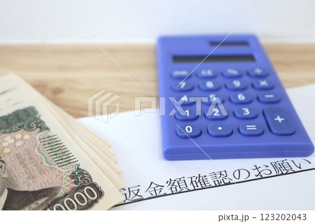 キャッシングやリボ払いにおける返金額確認の書類 キャッシングやリボ払いにおける返金額確認の書類 123202043