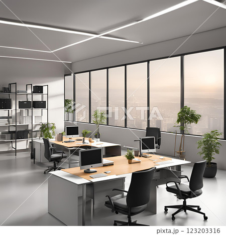 モダンなオフィス 123203316