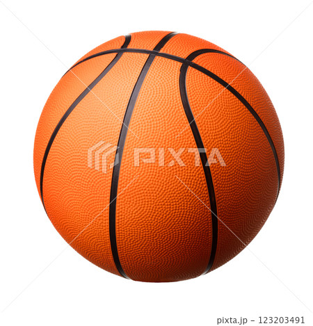New orange basketball ball on white New orange basketball ball on white 123203491
