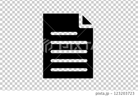 ファイルや書類のアイコン ファイルや書類のアイコン 123203723