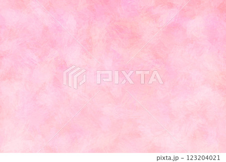 透明感のあるピンクの水彩テクスチャ素材　背景イラスト 123204021