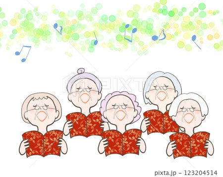 シニアのコーラス1 123204514