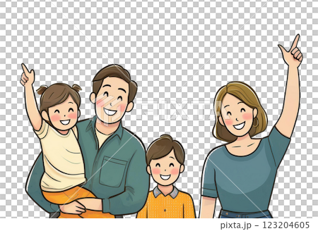 Family with a smile 123204605