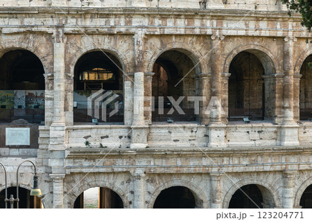 View of the Colosseum or Coliseum View of the Colosseum or Coliseum 123204771