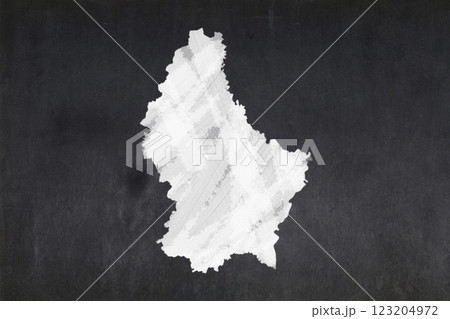 Map of Luxembourg drawn on a blackboard Map of Luxembourg drawn on a blackboard 123204972