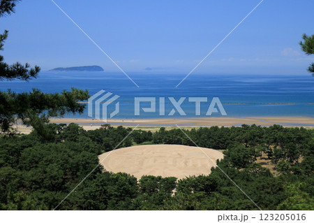 銭形砂絵　寛永通宝　香川県観音寺市 123205016