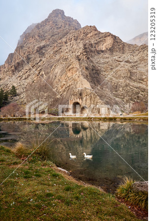Taq-e Bostan in Kermanshah city, Iran Taq-e Bostan in Kermanshah city, Iran 123205319