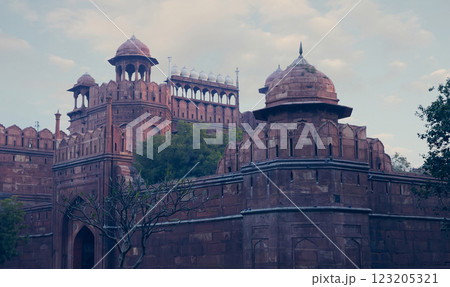Red Fort in Delhi city, India Red Fort in Delhi city, India 123205321
