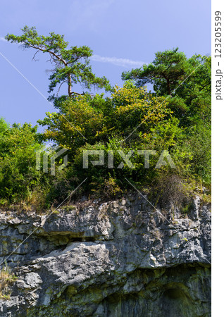 Important karst area of Czech Republic Moravian Karst. Important paleontology sites and tourist area. Sloup-Sosuvka caves. Important karst area of Czech Republic Moravian Karst. Important paleontology sites and tourist area. Sloup-Sosuvka caves. 123205599