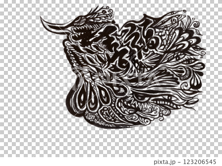 eye・アイ・目（自由、抽象、個性、混沌）ビジュアルアート 123206545