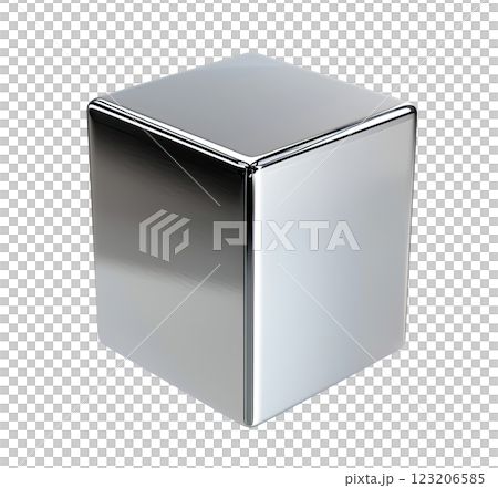 Metal Cube 123206585